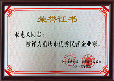 重慶優秀民營企業家